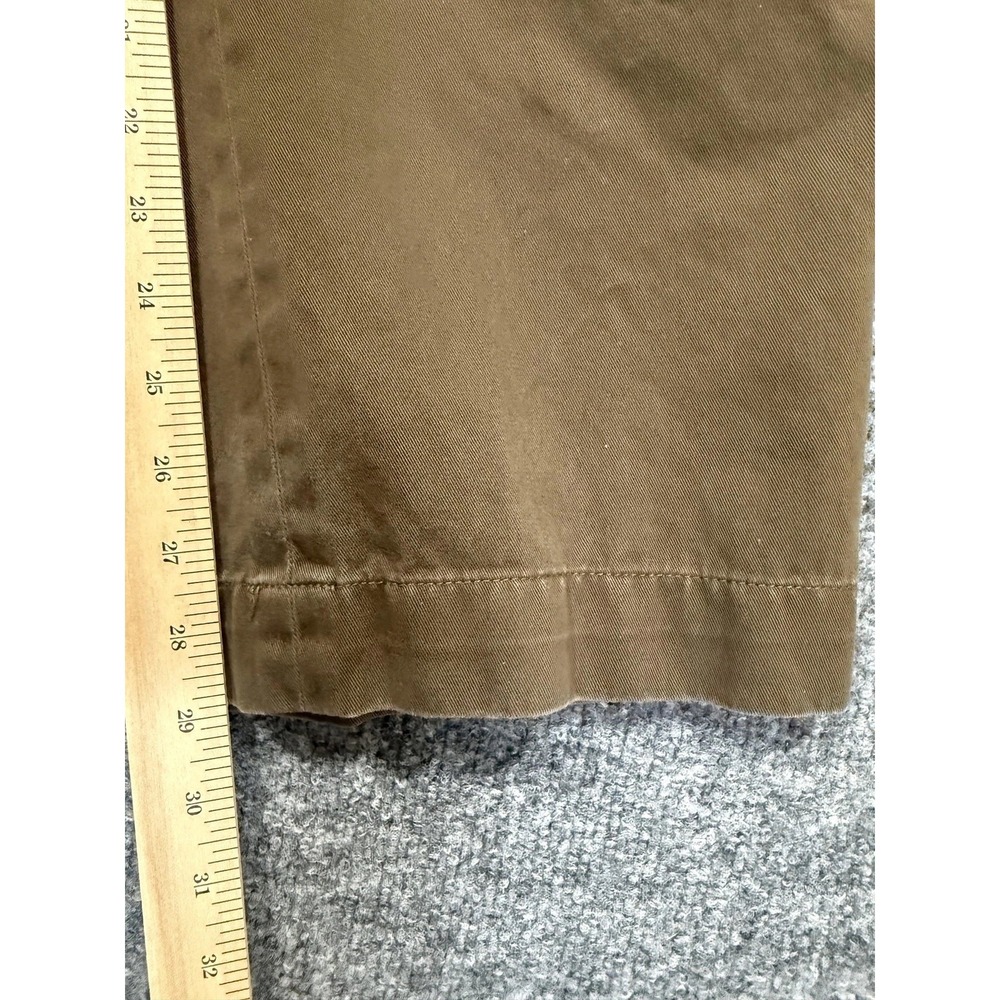 Polo Ralph Lauren Pants Mens 38x30 Brown Chino Flat‎ Front Straight Leg Casual - Picture 4 of 9